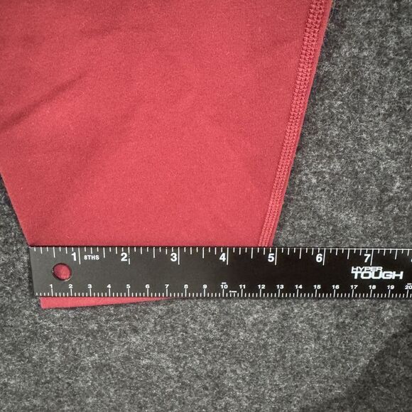 prAna Leggings Women's XL Extra Large Red High Rise Yoga Pants Stretch Athletic - Picture 7 of 10
